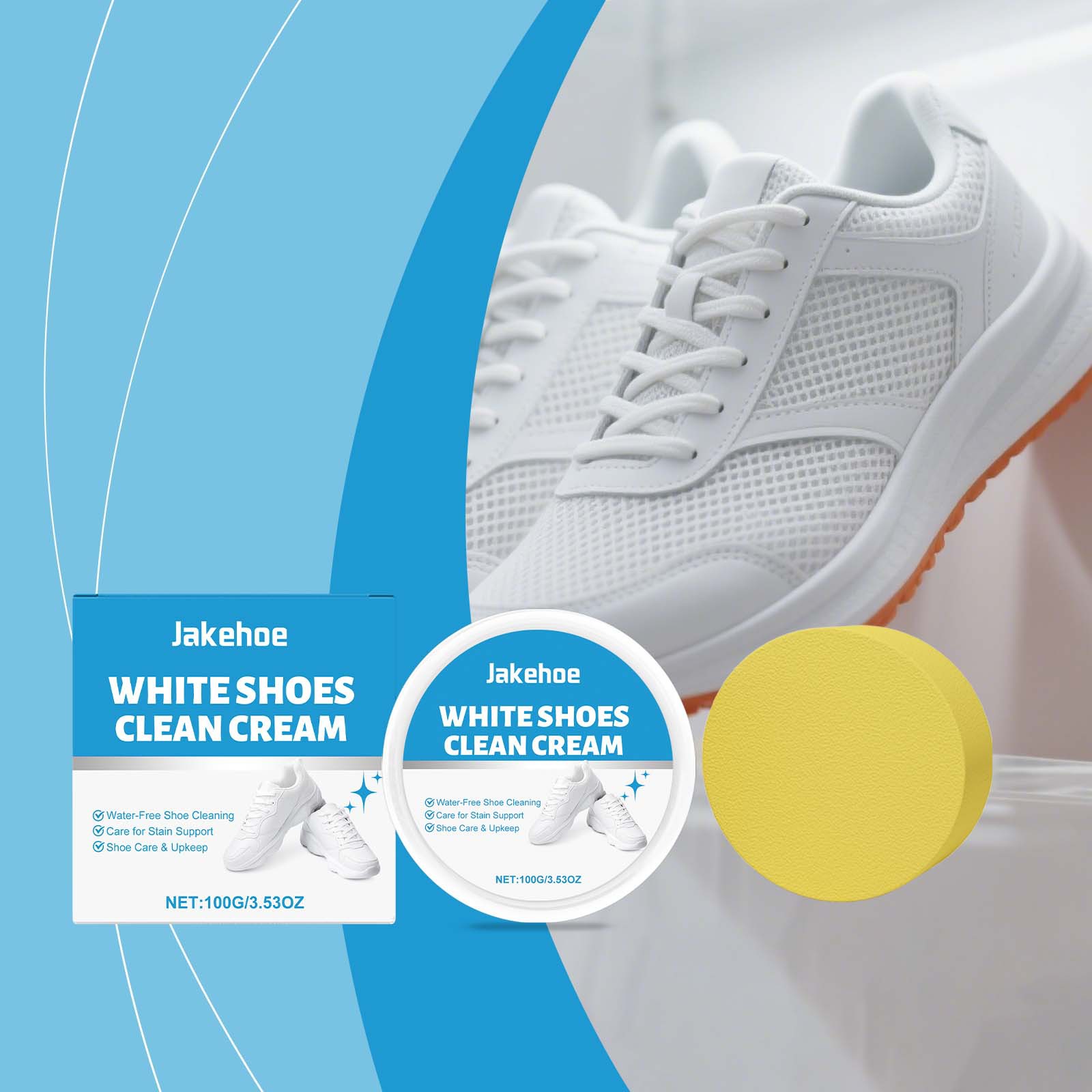 Sneaker Protector Spray - White Shoe Cleaner Cream Sneaker Stain