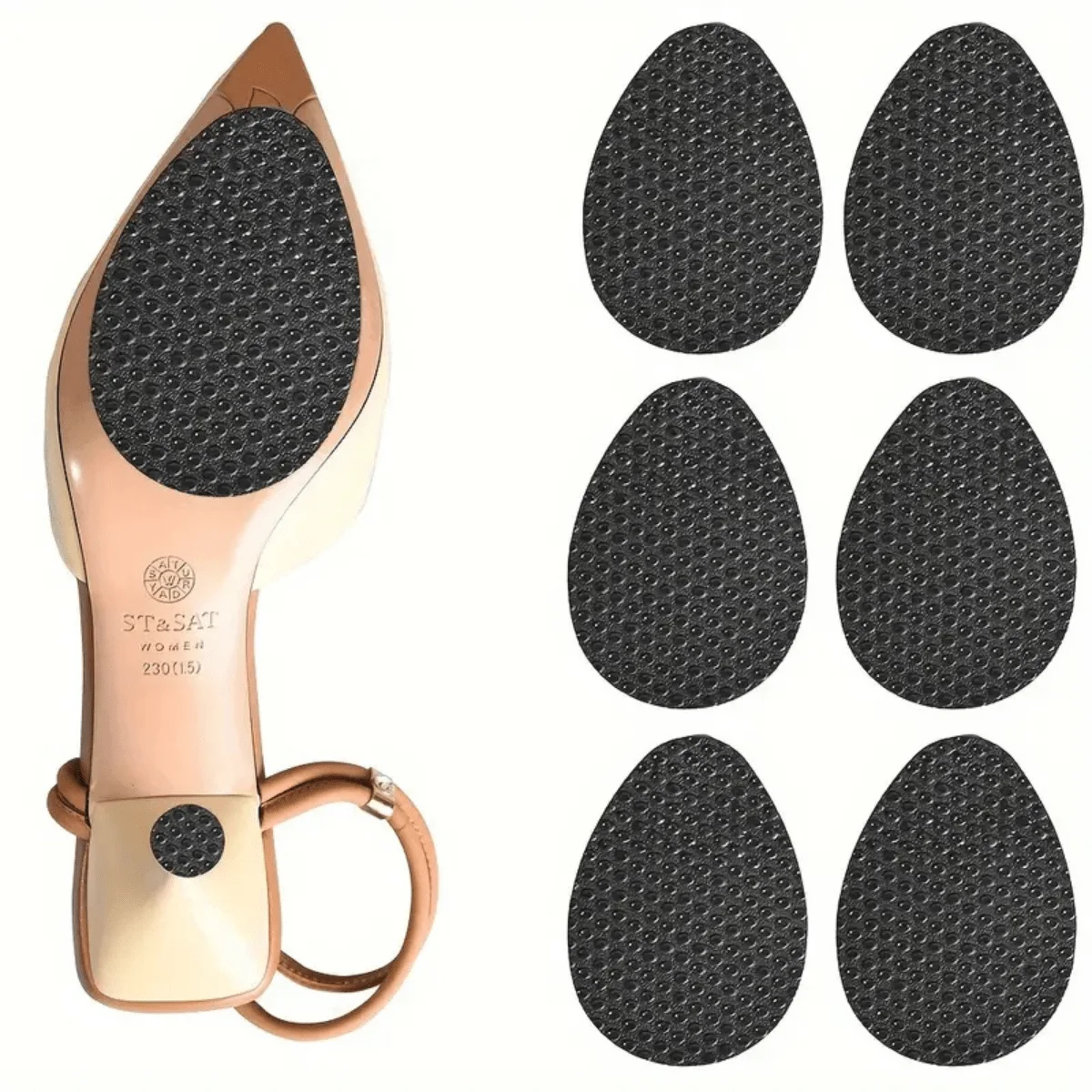Sneaker Shoe Care Kit - Anti-Slip Rubber Shoe Pads 1-3Pairs Soft