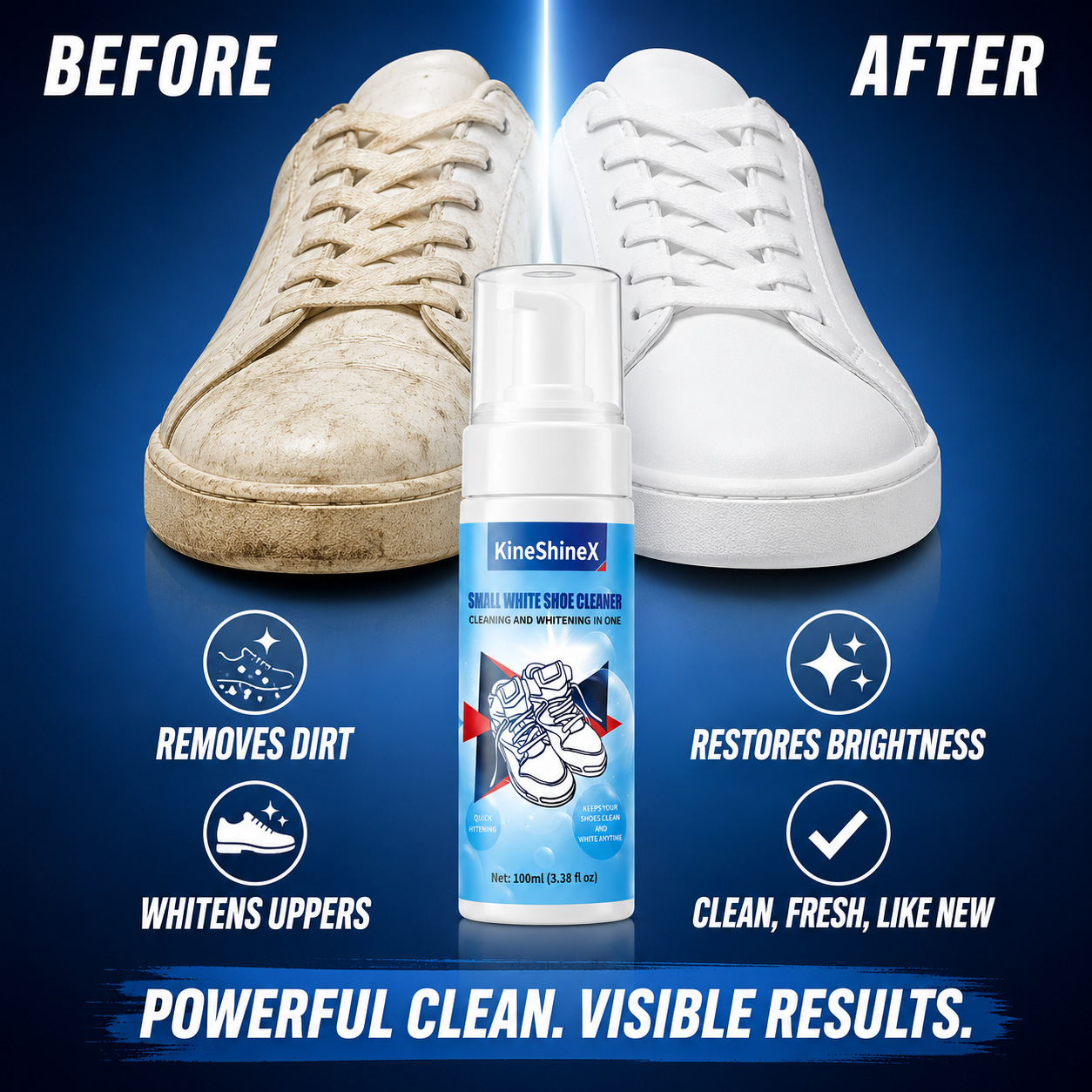 Sneaker Care Kit - Gihen Shoe Cleaner Kits Water-Free Foam