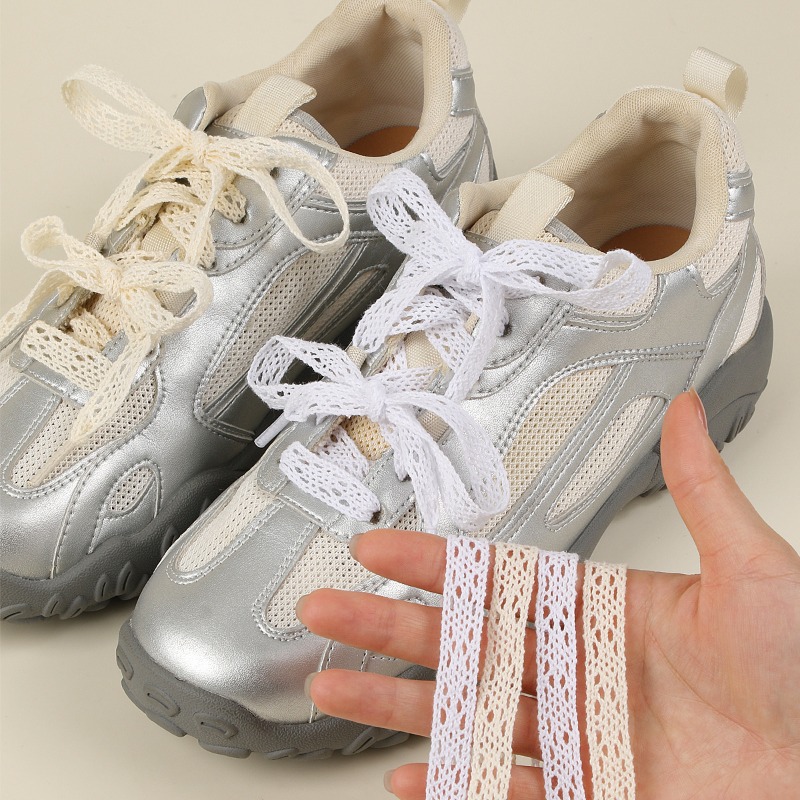 Lace Hollow Flat Shoelaces Whi - đánh giá và giá Lace Replacement Flat