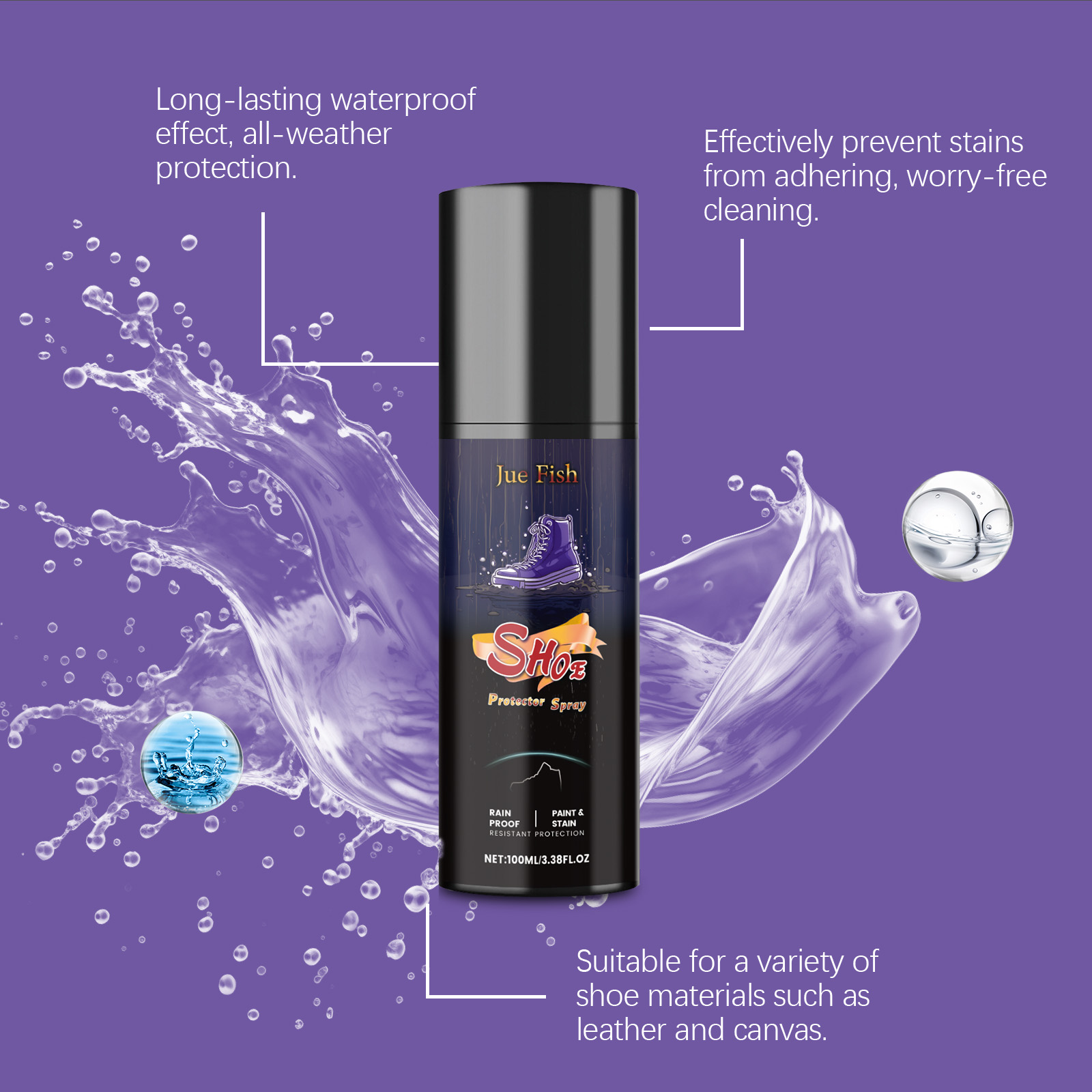 100ML Shoe Protector Spray Cle - đánh giá và giá Sneaker Protector Spray