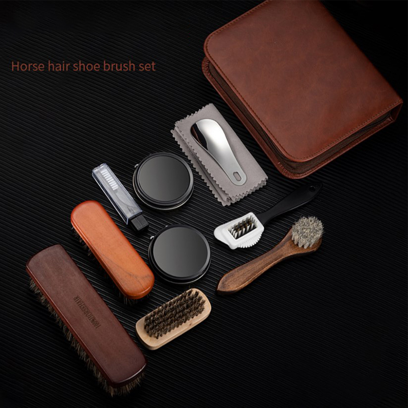 HorseHair Shoe Brush Set Leath - đánh giá và giá Sneaker Care Kit