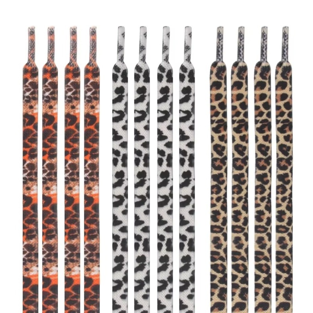 1Pair 120CM Fashion Leopard Pr - đánh giá và giá Lace Replacement Flat