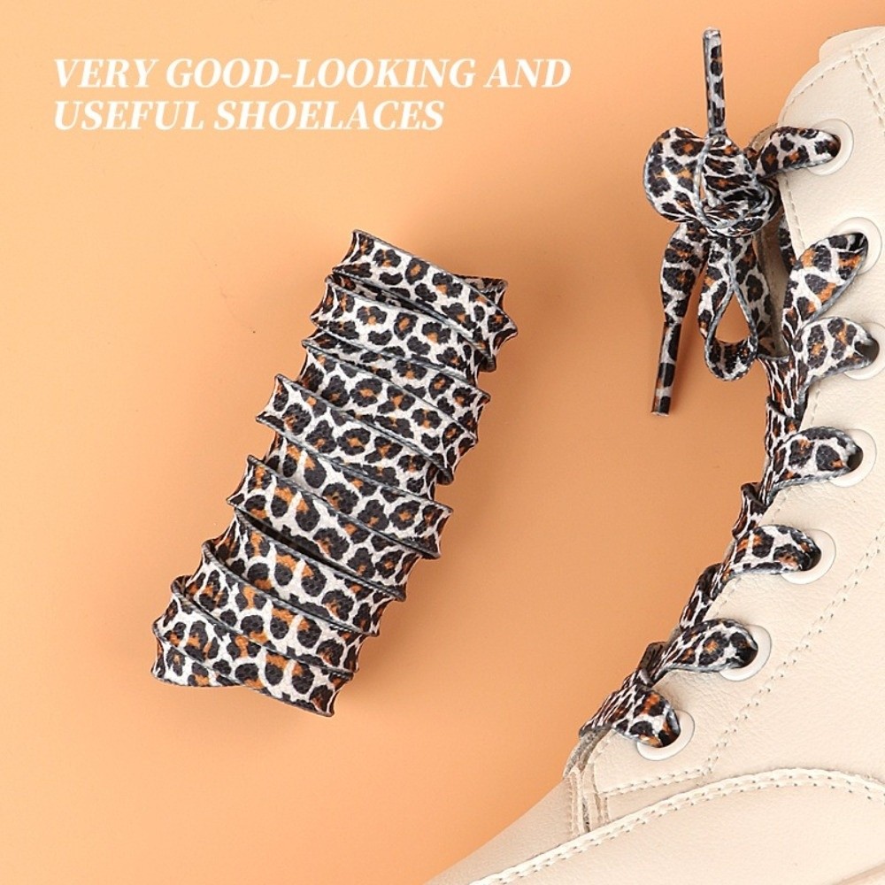 1Pair 120CM Fashion Leopard Pr - đánh giá và giá Lace Replacement Flat