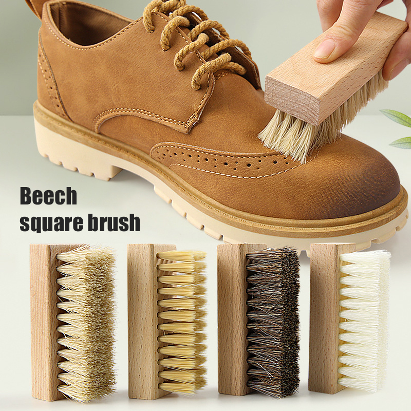 1PC Pig Bristles Shoe Brush Fo - đánh giá và giá Sneaker Care Kit