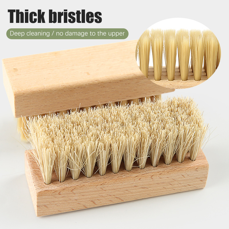 1PC Pig Bristles Shoe Brush Fo - đánh giá và giá Sneaker Care Kit