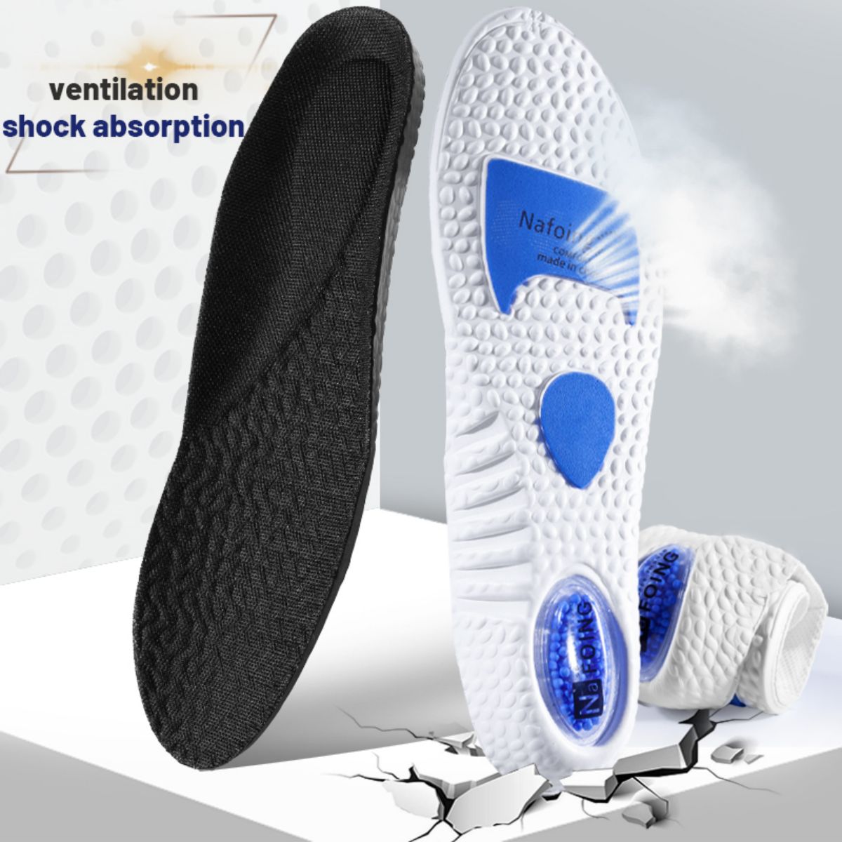 1 cặp nâng cấp thể thao hấp th - đánh giá và giá Insole Memory Foam